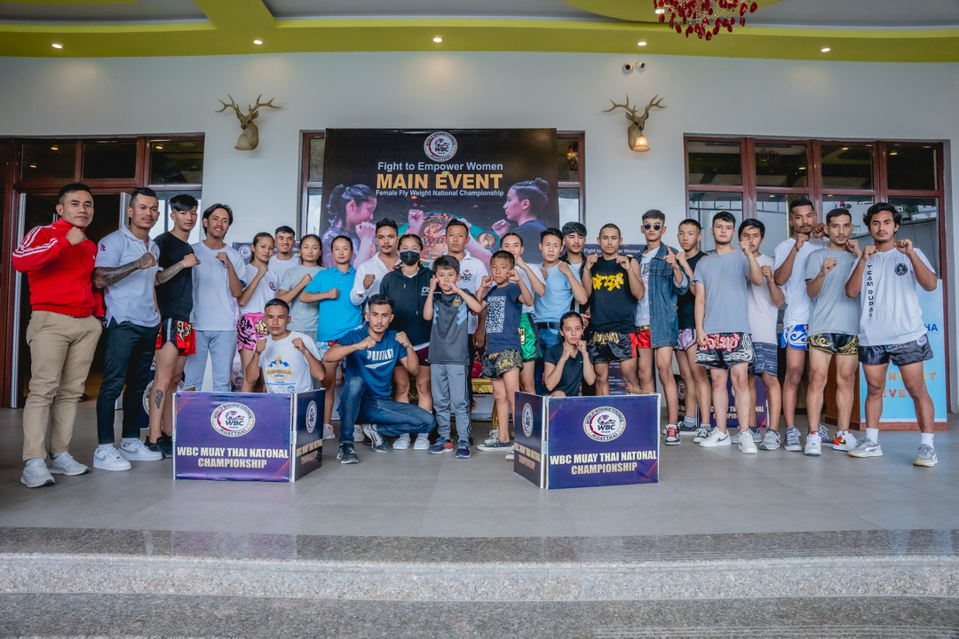 Fighters gather at the Fight to Empower Women main event